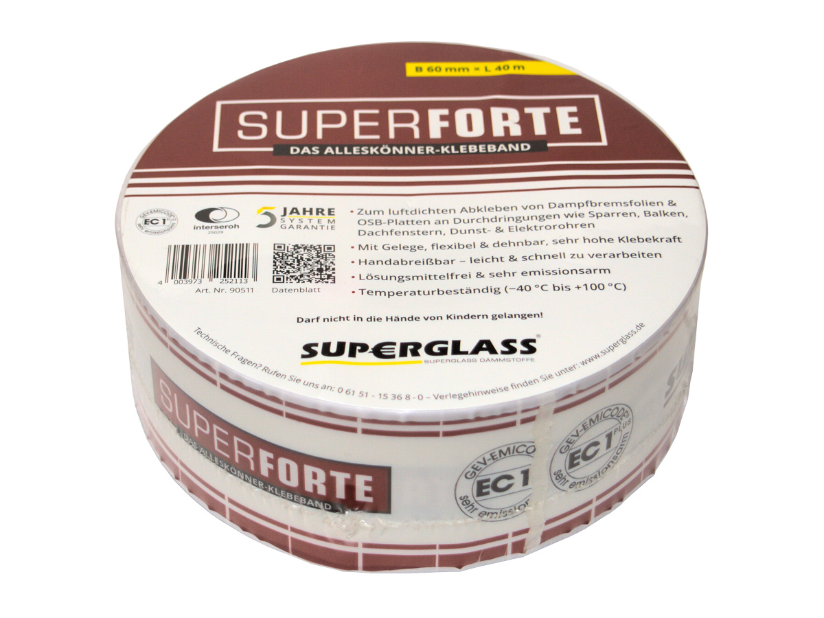 Superglass SuperForte Dampfbremsfolienklebeband