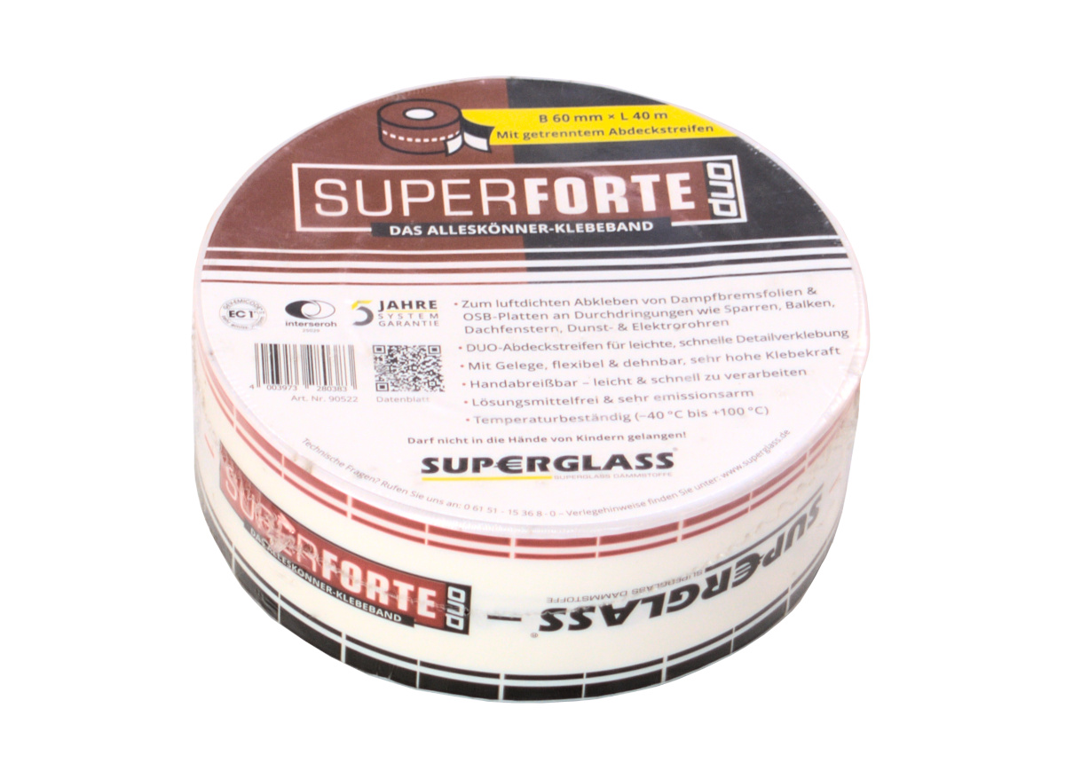 Superglass Superforte Duo Dampfbremsfolienklebeband